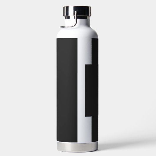 Neu Personalisiert ein schwarz-weißes Foto einer U Trinkflasche (Rechts)