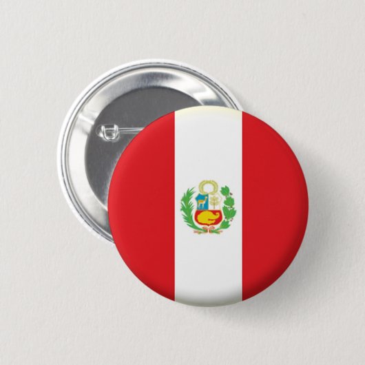 NEU! - PERU-BUTTON-ABZEICHEN BUTTON (Vorne & Hinten)