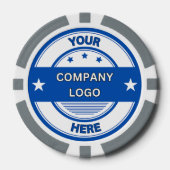 NEU! Poker Chips - Graue - kundenspezifisch (Vorderseite)