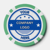 NEU! Poker Chips - Green-Custom (Rückseite)