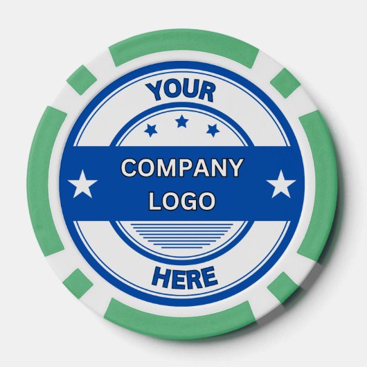 NEU! Poker Chips - Green-Custom (Rückseite)