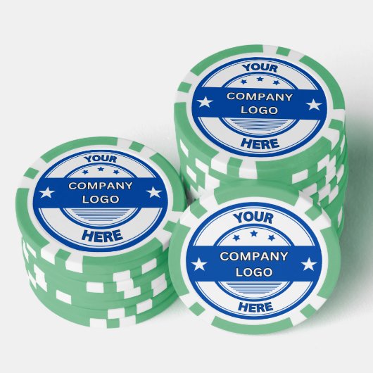 NEU! Poker Chips - Green-Custom (Stapel)