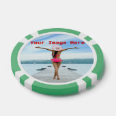 NEU! Poker Chips - Green-Custom (Einzeln)