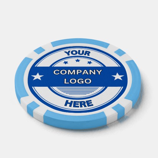 NEU! Poker Chips - Light Blue - Custom (Einzeln)