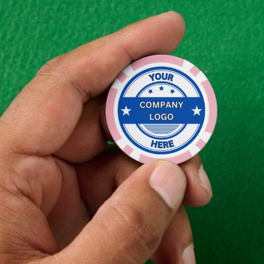 NEU! Poker-Chips - rosa - kundenspezifisch Pokerchips (Hand)