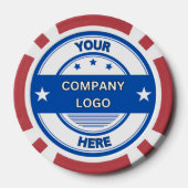 NEU! Poker-Chips - Rot - Kundenspezifisch Pokerchips (Rückseite)