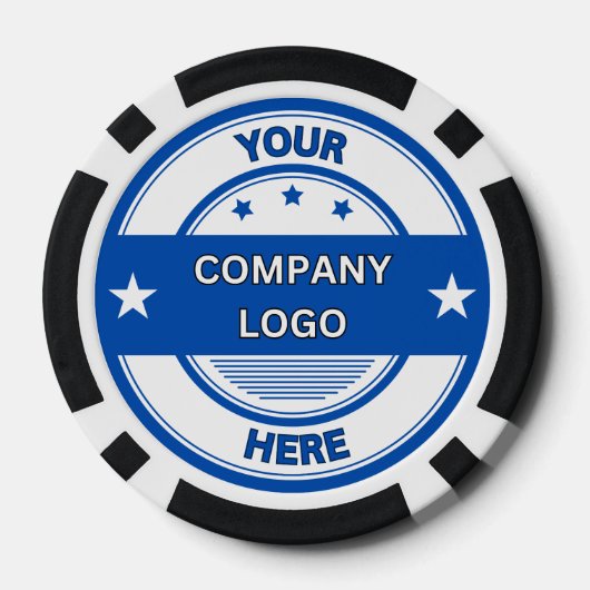 NEU! Poker Chips - Schwarz - Benutzerdefiniert (Rückseite)