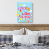 Neu - Premium Wrapped Canvas (Glanz) Leinwanddruck (Insitu (Schlafzimmer))