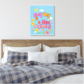 Neu - Premium Wrapped Canvas (Glanz) Leinwanddruck (Insitu (Schlafzimmer))