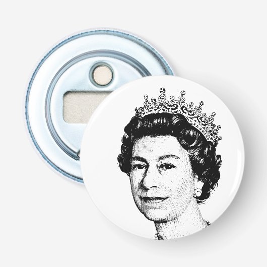 NEU! - QUEEN ELIZABETH FLASCHENOPENER FLASCHENÖFFNER (Vorderseite)