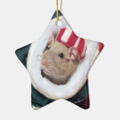 NEU! Ratten-Schmuck Coco Keramik Ornament (Links)