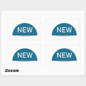 NEU RECHTECKIGER AUFKLEBER (Blatt)