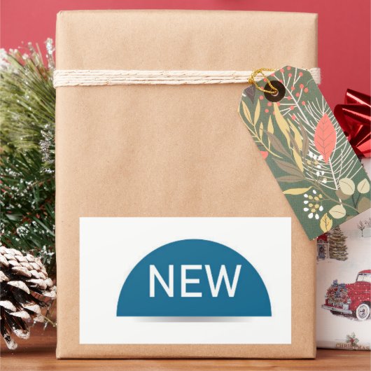 NEU RECHTECKIGER AUFKLEBER (Feiertag)