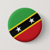 NEU! - SAINT KITTS UND NEVIS BUTTON BACK ABZEICHEN (Vorderseite)