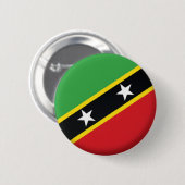 NEU! - SAINT KITTS UND NEVIS BUTTON BACK ABZEICHEN (Vorne & Hinten)