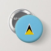 NEU! - SAINT LUCIA BUTTON BACK ABZEICHEN (Vorne & Hinten)