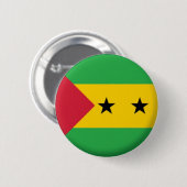 NEU! - SAO TOME UND PRINZIPE BUTTON WIEDER ABZEICH (Vorne & Hinten)
