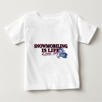 NEU-SCHNEEMOBILFAHREN-IST-Leben Baby T-shirt