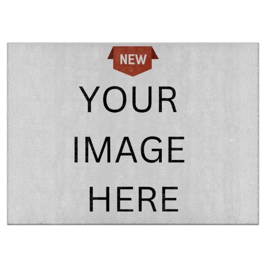 NEU! Schneidpappglas 15"x11" dekorativ Schneidebrett (Vorderseite)