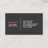 Neu schwärzen Sie heraus | Groupon Visitenkarten Visitenkarte (Rückseite)