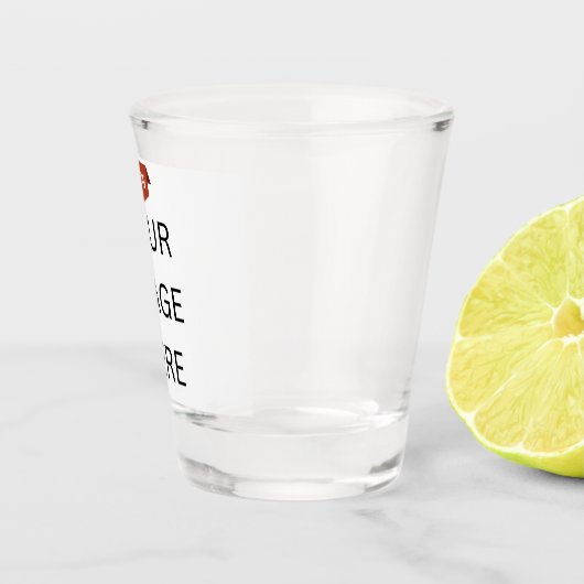 NEU! Shot Glass mit 1,5 kg - Maßgeschneidert Schnapsglas (Rechts)