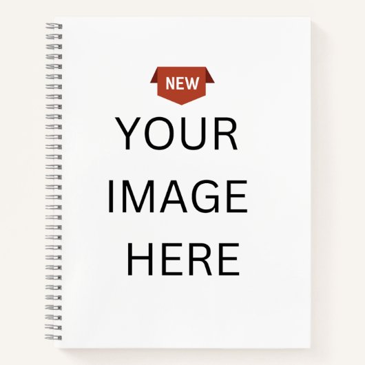 NEU! Spiral Notebook 8.5 "x11" Grafik - Gray Spira Notizblock (Vorderseite)