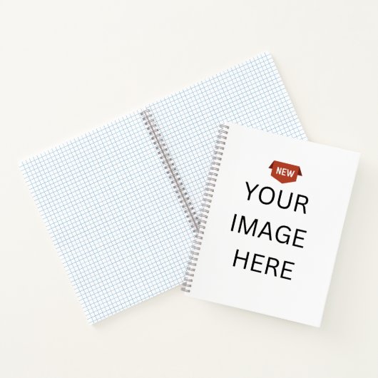 NEU! Spiral Notebook 8.5 "x11" Grafik - Gray Spira Notizblock (Innenseite)