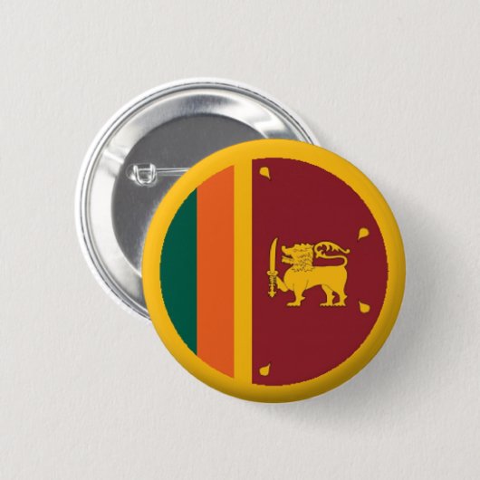 NEU! - SRI LANKA BUTTON BACK ABZEICHEN (Vorne & Hinten)