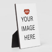 NEU! Tabletop Plaque mit Easel 12x18 - Custom Fotoplatte (Seite)
