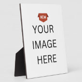 NEU! Tabletop Plaque mit Easel 8x10 - Custom Fotoplatte (Seite)