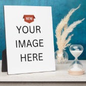 NEU! Tabletop Plaque mit Easel 8x10 - Custom Fotoplatte (Seite)