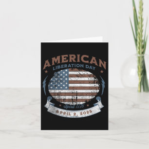 NEU! Tag der Befreiung Amerikas April Karte