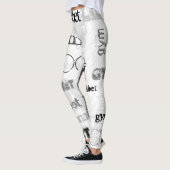 NEU! Trendy Named Wordcloge GYM Bunny Leggings (Links)