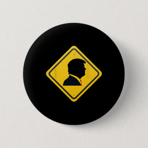 Neu! Trump Gelb Yield Verkehrsschild - Trump Road Button