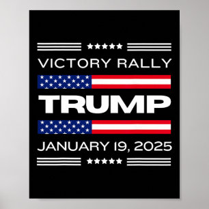 Neu! Trump-Siegestaumel Mega Historisch Die letzte Poster