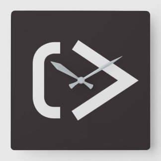 NEu Tymes clock Quadratische Wanduhr