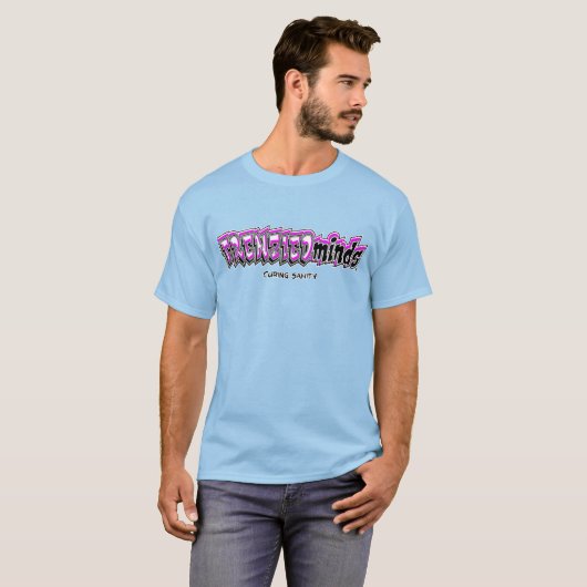 Neu-u.-Verbessert! FRENZIEDminds magentarote u. T-Shirt (Vorne ganz)
