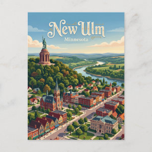 Neu-Ulm, Minnesota Postkarte