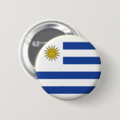 NEU! - URUGUAY-BUTTON-ABZEICHEN BUTTON (Vorne & Hinten)