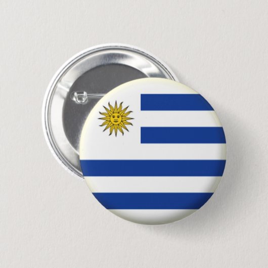 NEU! - URUGUAY-BUTTON-ABZEICHEN BUTTON (Vorne & Hinten)
