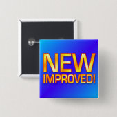 Neu verbessert button (Vorne & Hinten)