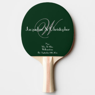Neu vergebene Gift Housewarming Gift Script-Namen  Tischtennis Schläger