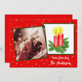 Neu verheiratet, unsere ersten Weihnachten + Foto (Vorne/Hinten)