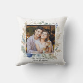 Neu verheiratete 1. Weihnachtsfrau Mr. & Mrs. Chic Kissen (Rückseite)