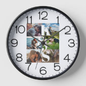 Neu verheiratete Paare geben Foto Collage Personal Uhr (Vorderseite)