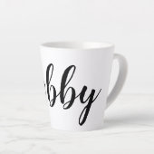 Neu Verheirateter Spaß Elegant "Hubby" Milchtasse (Rechte Ecke)