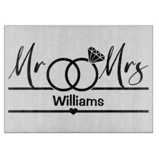 Neu verheiratetes Geschenk, Hauswärmung Schneidebrett