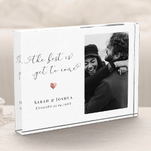 Neu Verlobte Couple Gift Keepake Verlobung Fotoblock