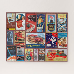 NEU! VINTAGE WERBUNG AUS DEM 20. JAHRHUNDERT PUZZLE