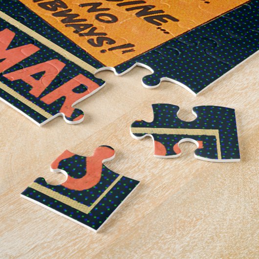 NEU! VINTAGES COMIC BUCHTHEMA PUZZLE (Seite)